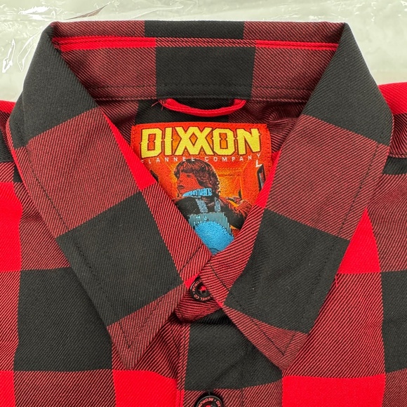 Dixxon Flannel REDRUM 2020 Red Black Plaid Long Sleeve - Limited Edition - Picture 4 of 7